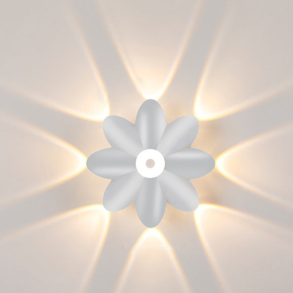 Simplicity Blossom Waterproof Aluminum LED Wall Sconce Lamp