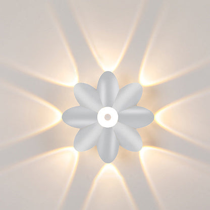 Simplicity Blossom Waterproof Aluminum LED Wall Sconce Lamp