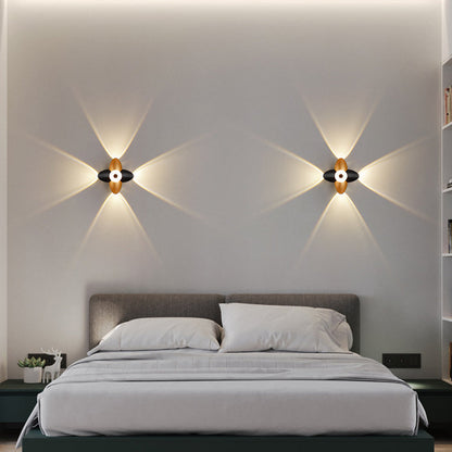 Simplicity Blossom Waterproof Aluminum LED Wall Sconce Lamp