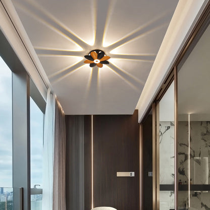 Simplicity Blossom Waterproof Aluminum LED Wall Sconce Lamp