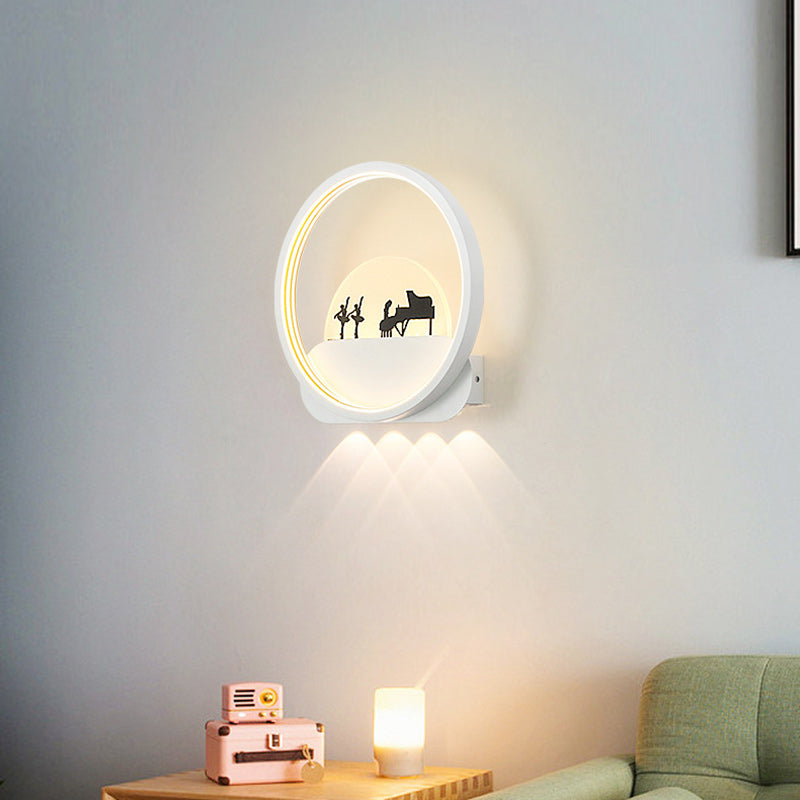 Simplicity Silicone Iron Acrylic LED Wall Sconce Lamp