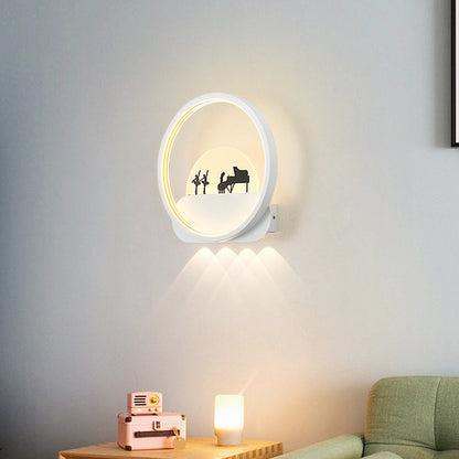 Simplicity Silicone Iron Acrylic LED Wall Sconce Lamp