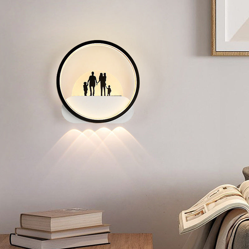 Simplicity Silicone Iron Acrylic LED Wall Sconce Lamp