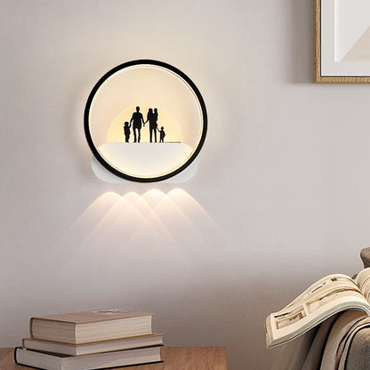 Simplicity Silicone Iron Acrylic LED Wall Sconce Lamp