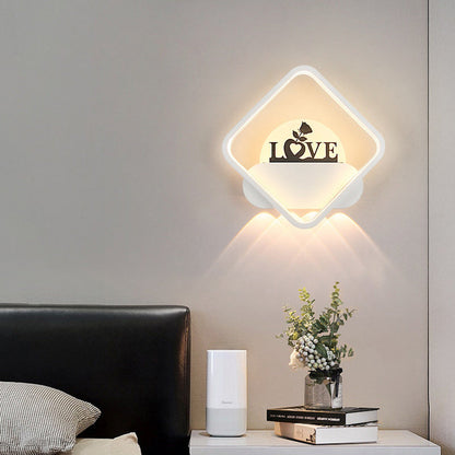 Simplicity Silicone Iron Acrylic LED Wall Sconce Lamp