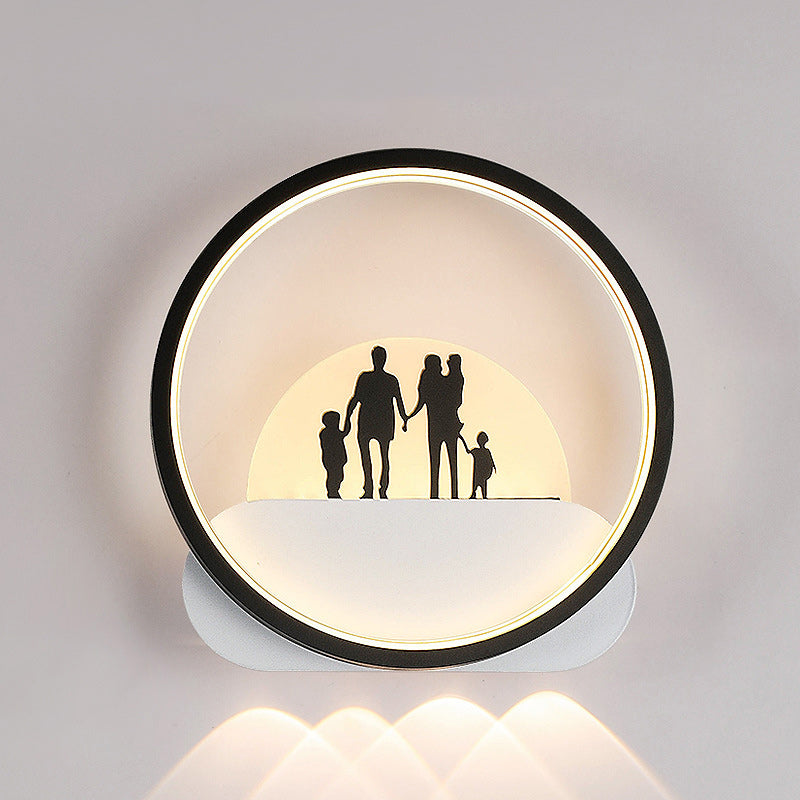 Simplicity Silicone Iron Acrylic LED Wall Sconce Lamp