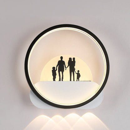Simplicity Silicone Iron Acrylic LED Wall Sconce Lamp