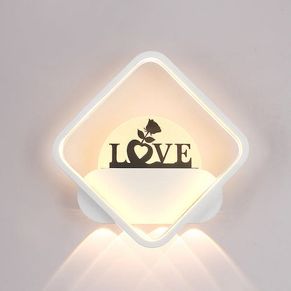 Simplicity Silicone Iron Acrylic LED Wall Sconce Lamp
