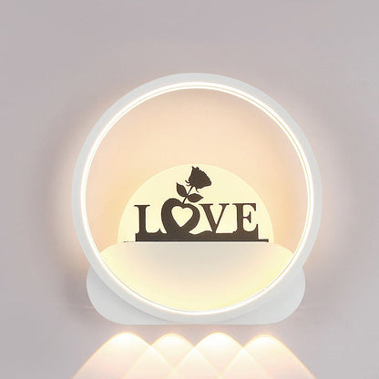 Simplicity Silicone Iron Acrylic LED Wall Sconce Lamp