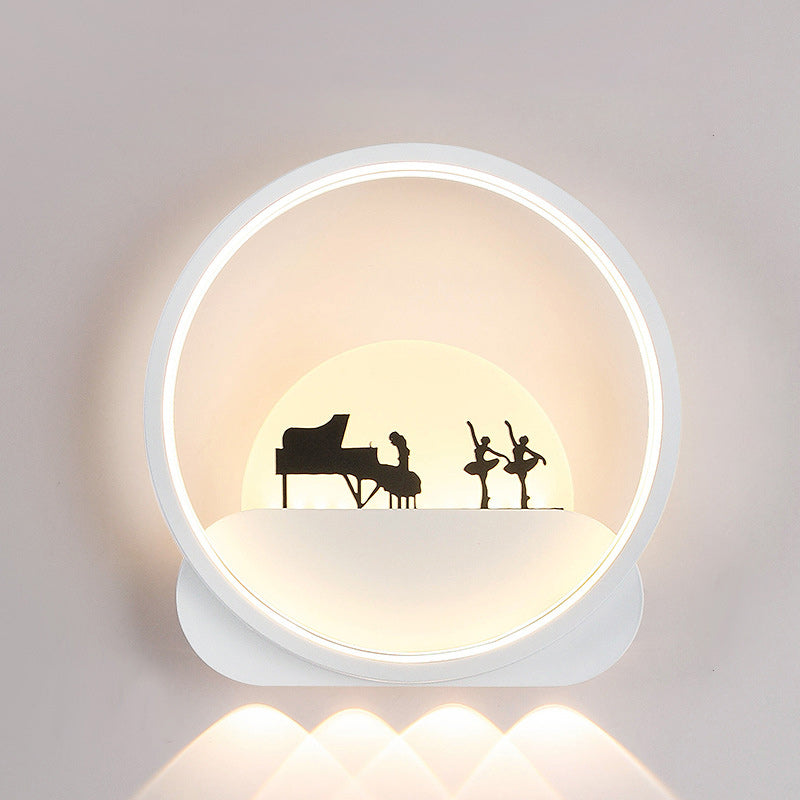 Simplicity Silicone Iron Acrylic LED Wall Sconce Lamp