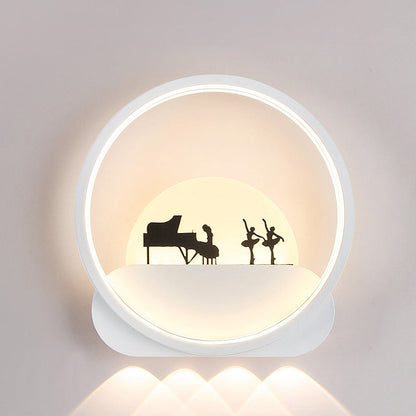Simplicity Silicone Iron Acrylic LED Wall Sconce Lamp