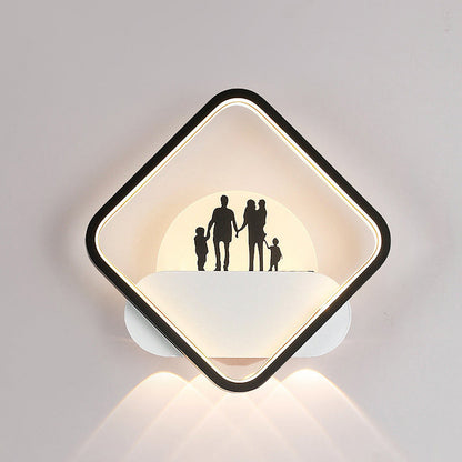 Simplicity Silicone Iron Acrylic LED Wall Sconce Lamp