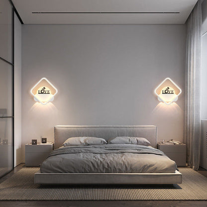 Simplicity Silicone Iron Acrylic LED Wall Sconce Lamp