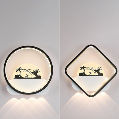 Simplicity Silicone Iron Acrylic LED Wall Sconce Lamp