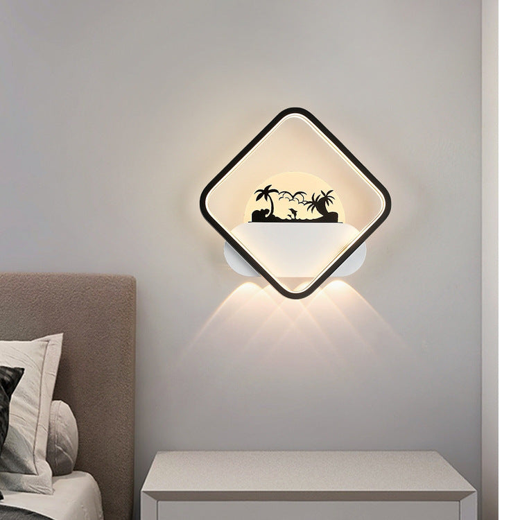 Simplicity Silicone Iron Acrylic LED Wall Sconce Lamp