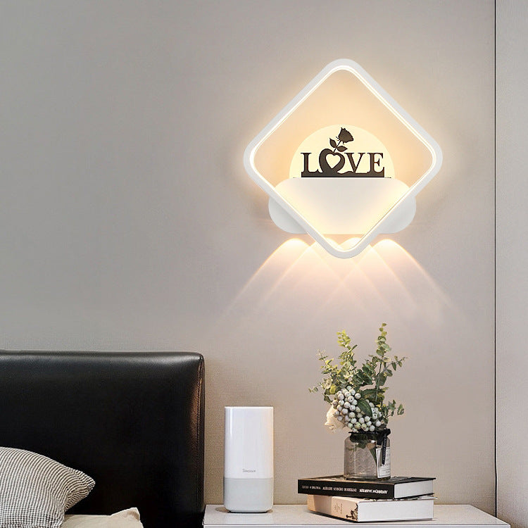 Simplicity Silicone Iron Acrylic LED Wall Sconce Lamp