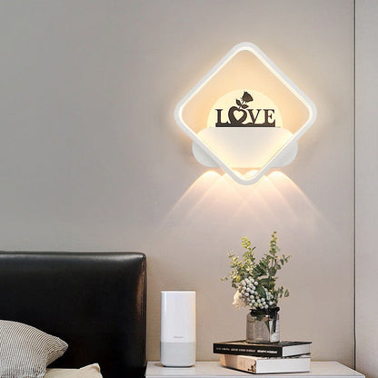 Simplicity Silicone Iron Acrylic LED Wall Sconce Lamp