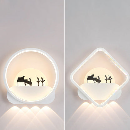 Simplicity Silicone Iron Acrylic LED Wall Sconce Lamp