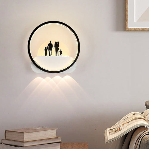 Simplicity Silicone Iron Acrylic LED Wall Sconce Lamp