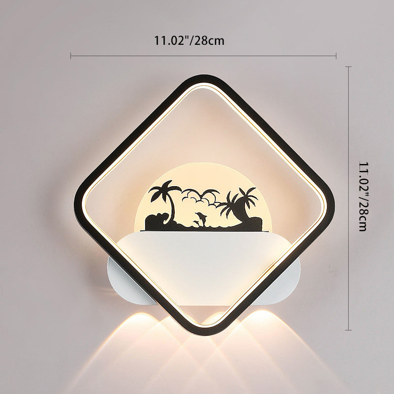 Simplicity Silicone Iron Acrylic LED Wall Sconce Lamp