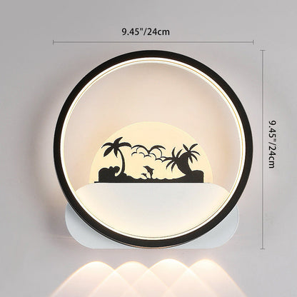 Simplicity Silicone Iron Acrylic LED Wall Sconce Lamp