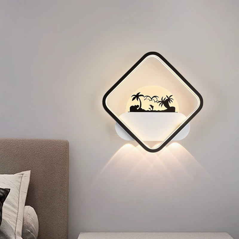 Simplicity Silicone Iron Acrylic LED Wall Sconce Lamp