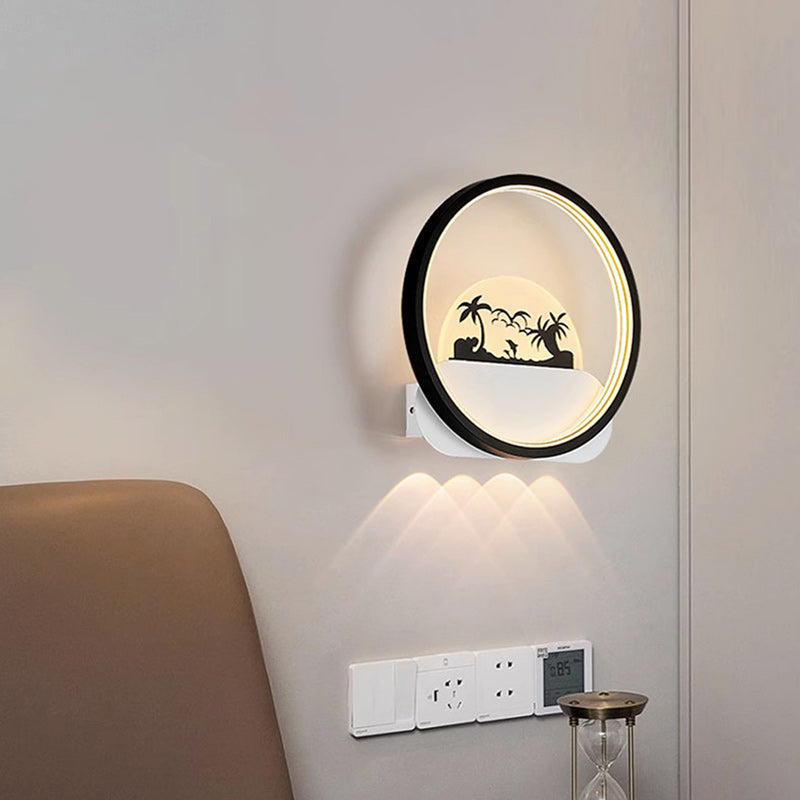 Simplicity Silicone Iron Acrylic LED Wall Sconce Lamp