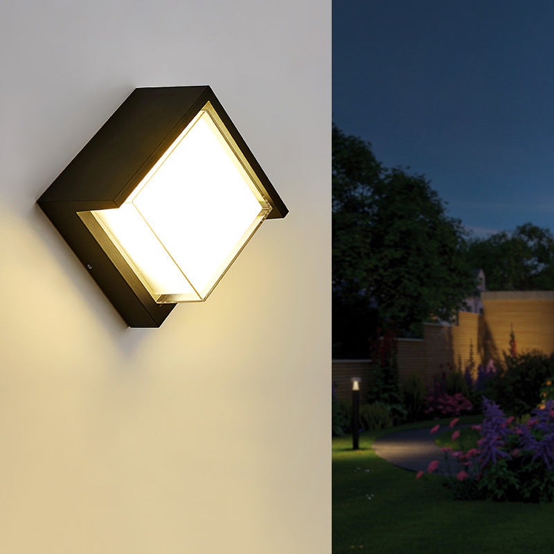 Simplicity Waterproof Acrylic Aluminum LED Wall Sconce Lamp