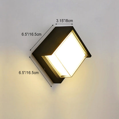 Simplicity Waterproof Acrylic Aluminum LED Wall Sconce Lamp
