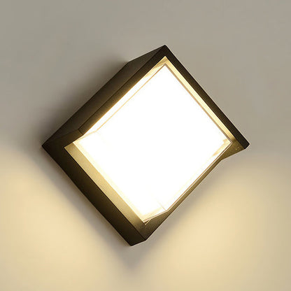 Simplicity Waterproof Acrylic Aluminum LED Wall Sconce Lamp
