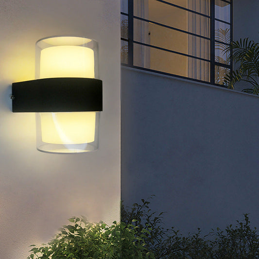 Simplicity Waterproof Aluminum Acrylic LED Wall Sconce Lamp
