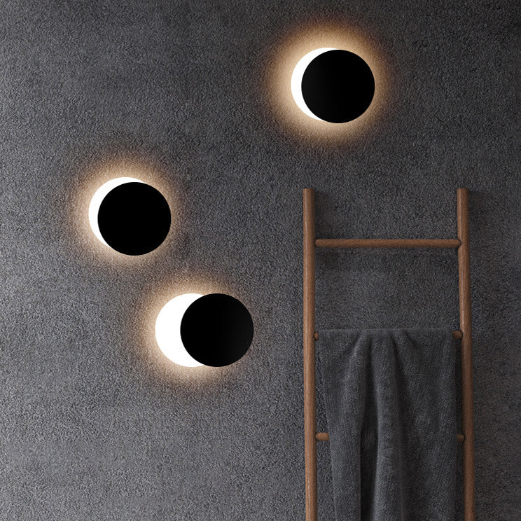 Round Splicing Extendable Iron Acrylic LED Wall Sconce Lamp