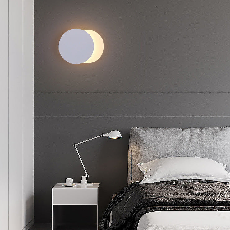 Round Splicing Extendable Iron Acrylic LED Wall Sconce Lamp