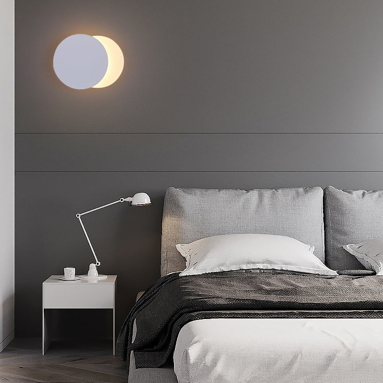 Round Splicing Extendable Iron Acrylic LED Wall Sconce Lamp