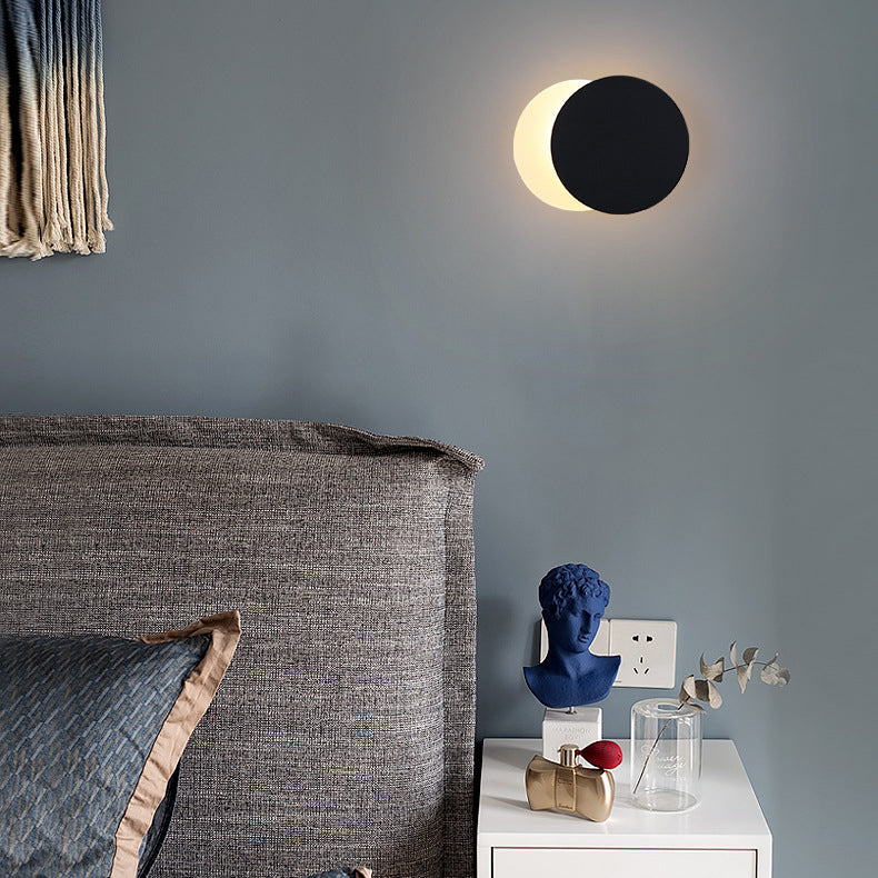 Round Splicing Extendable Iron Acrylic LED Wall Sconce Lamp