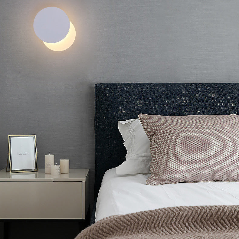Round Splicing Extendable Iron Acrylic LED Wall Sconce Lamp