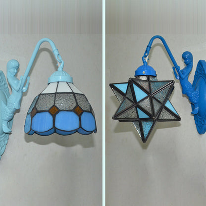 Tiffany Hardware Glass Pattern 1 - Light Wall Sconce Lamp