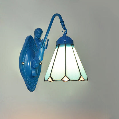 Tiffany Hardware Glass Pattern 1 - Light Wall Sconce Lamp