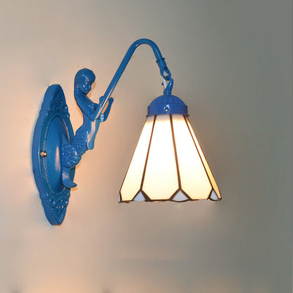 Tiffany Hardware Glass Pattern 1 - Light Wall Sconce Lamp