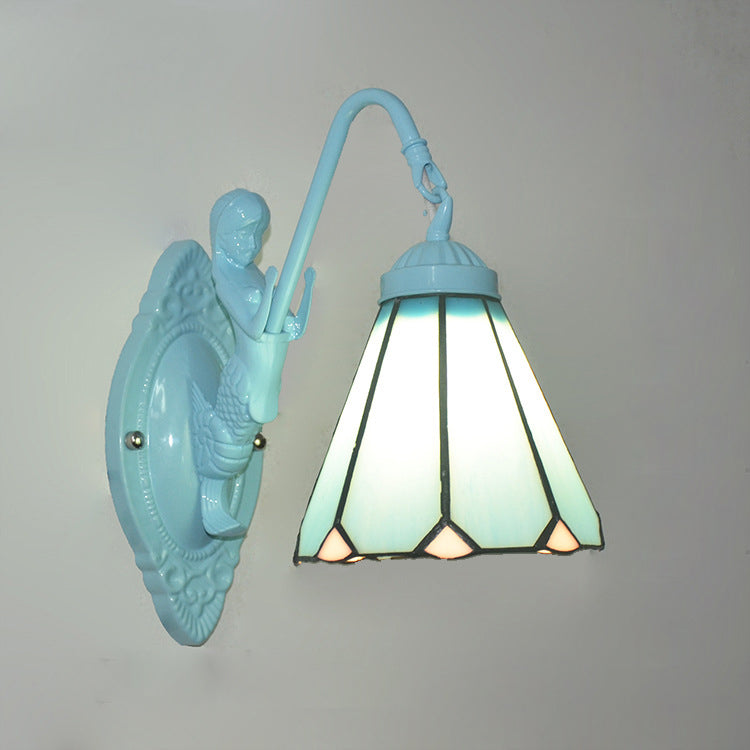 Tiffany Hardware Glass Pattern 1 - Light Wall Sconce Lamp