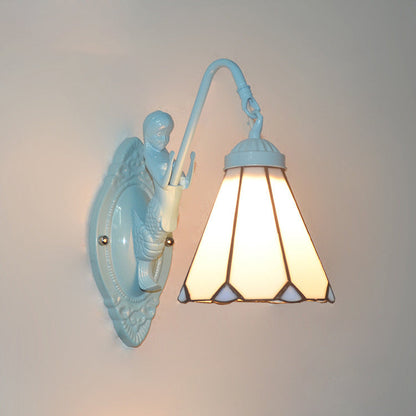 Tiffany Hardware Glass Pattern 1 - Light Wall Sconce Lamp