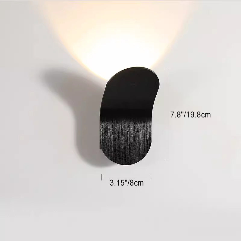 Modern Simplicity Aluminum LED Wall Sconce Lamp