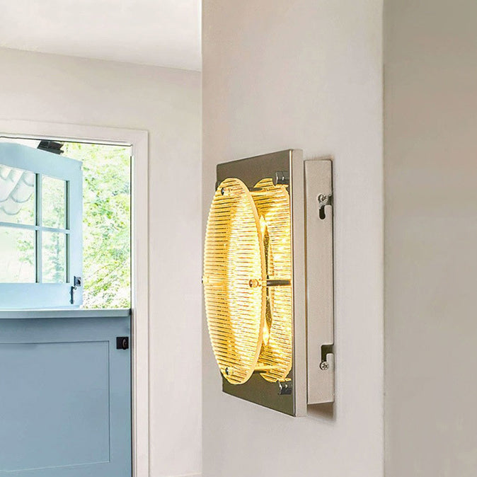 Simplicity Square Hardware Acrylic LED Wall Sconce Lamp
