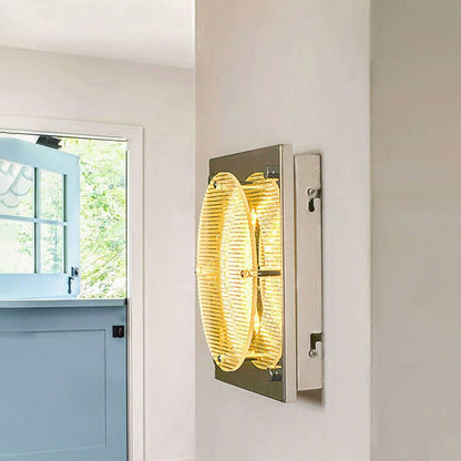 Simplicity Square Hardware Acrylic LED Wall Sconce Lamp