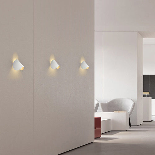 Round Adjustment Iron Hardware 1 - Light Wall Sconce Lamp