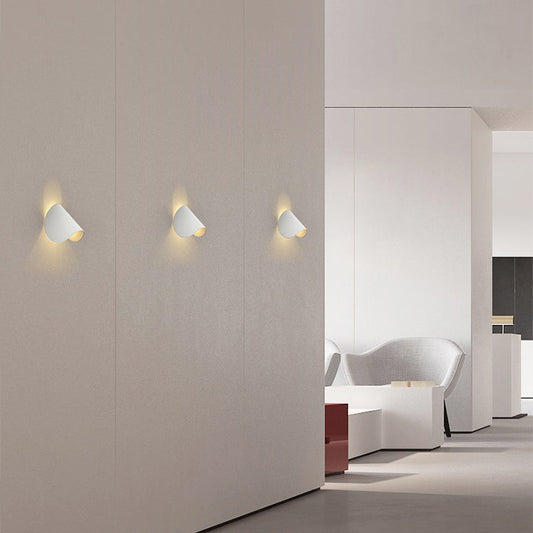 Round Adjustment Iron Hardware 1 - Light Wall Sconce Lamp
