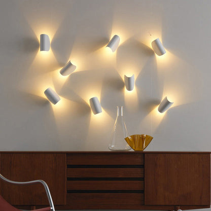 Round Adjustment Iron Hardware 1 - Light Wall Sconce Lamp