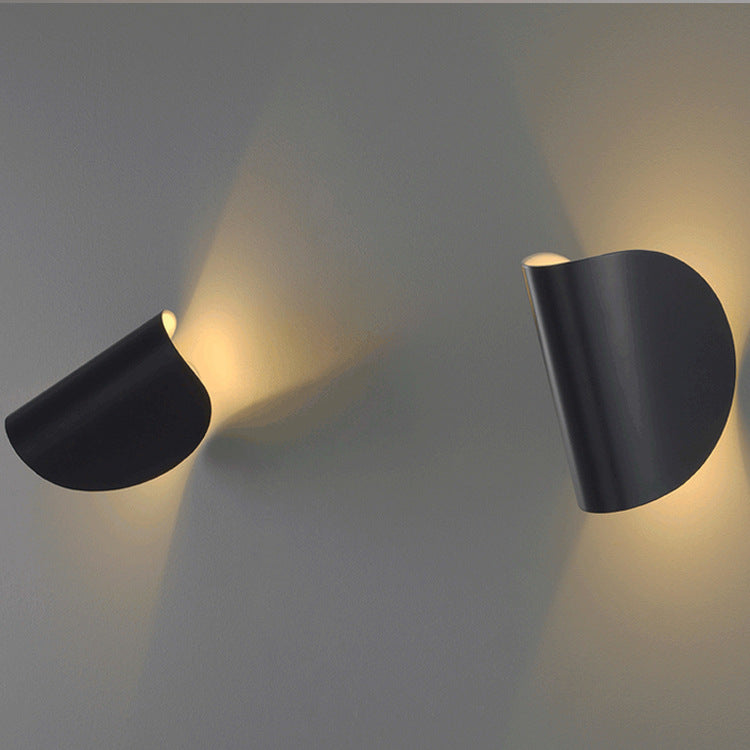 Round Adjustment Iron Hardware 1 - Light Wall Sconce Lamp