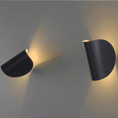 Round Adjustment Iron Hardware 1 - Light Wall Sconce Lamp