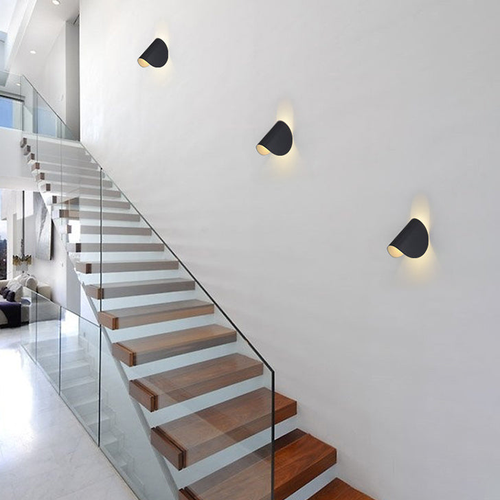 Round Adjustment Iron Hardware 1 - Light Wall Sconce Lamp